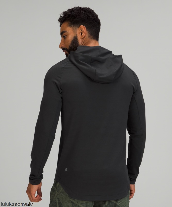 Lululemon Deutschland DELULU647 | Schwarzer Drysense Trainingshoodie